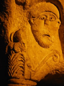 Dans la crypte de Saint-Victor à Marseille